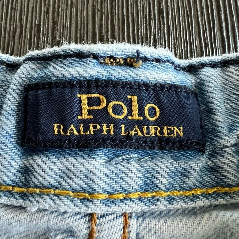 Polo Ralph Lauren Kids Denim Shorts American Flag RL-6 Light Wash Size‎ 6 Street